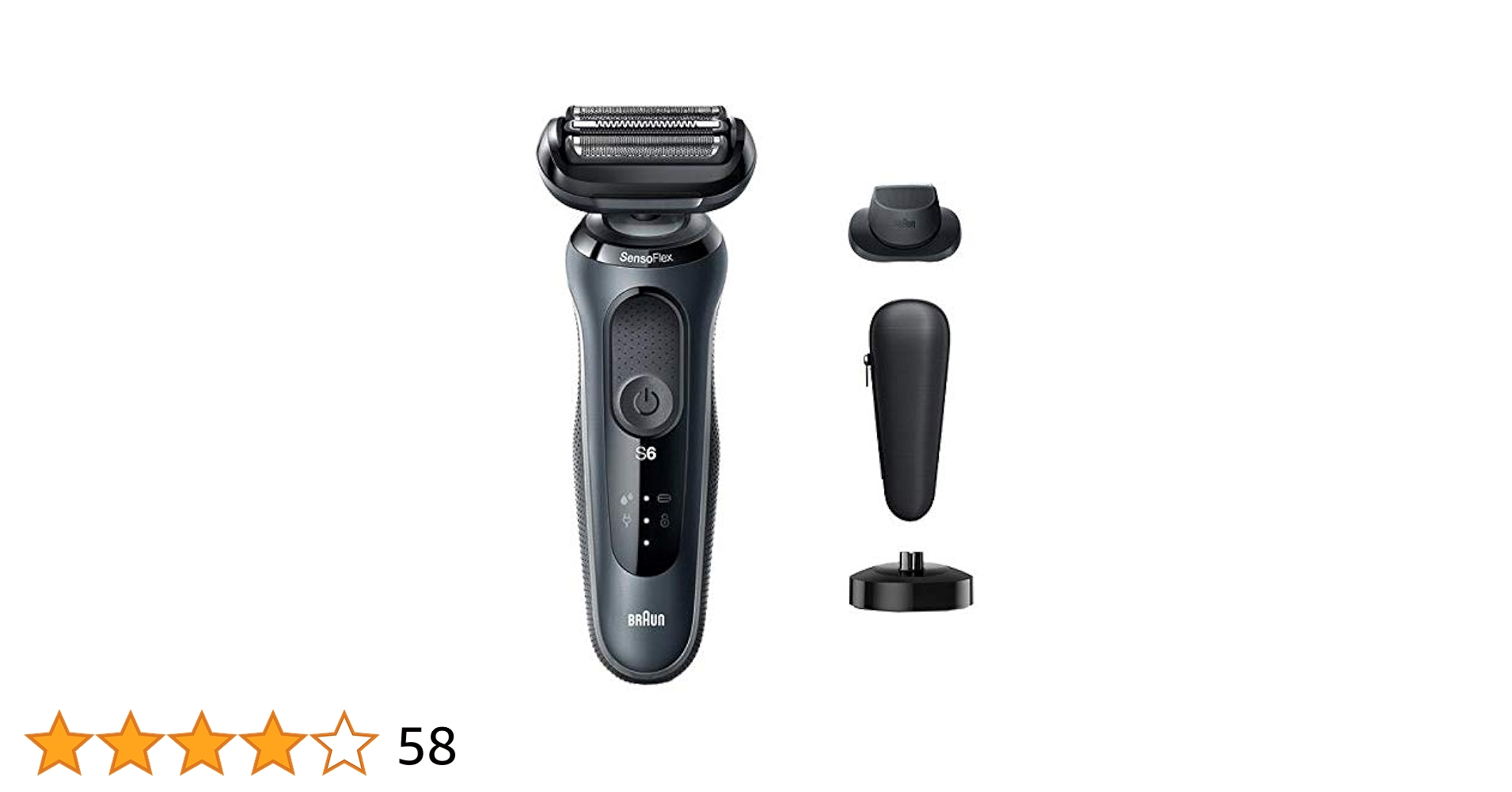 Amazon | ブラウン メンズシェーバー【3枚刃】（ノワール